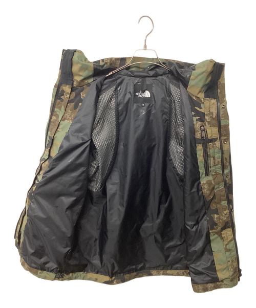 THE NORTH FACE（ザ ノース フェイス）THE NORTH FACE (ザ ノース フェイス) ノベルティマウンテンライトジャケット オリーブ×ブラック サイズ:Mの古着・服飾アイテム