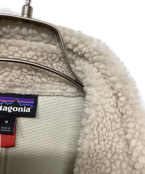 Patagonia（パタゴニア）Patagonia (パタゴニア) クラシック・レトロX・ジャケット アイボリー×オレンジ サイズ:Mの古着・服飾アイテム