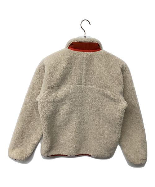 Patagonia（パタゴニア）Patagonia (パタゴニア) クラシック・レトロX・ジャケット アイボリー×オレンジ サイズ:Mの古着・服飾アイテム