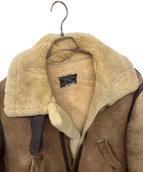 AVIREX（アヴィレックス）AVIREX (アヴィレックス) B-3 ムートンフライトジャケット ブラウン サイズ:36の古着・服飾アイテム
