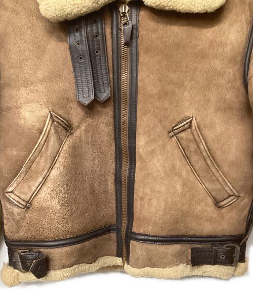 AVIREX（アヴィレックス）AVIREX (アヴィレックス) B-3 ムートンフライトジャケット ブラウン サイズ:36の古着・服飾アイテム