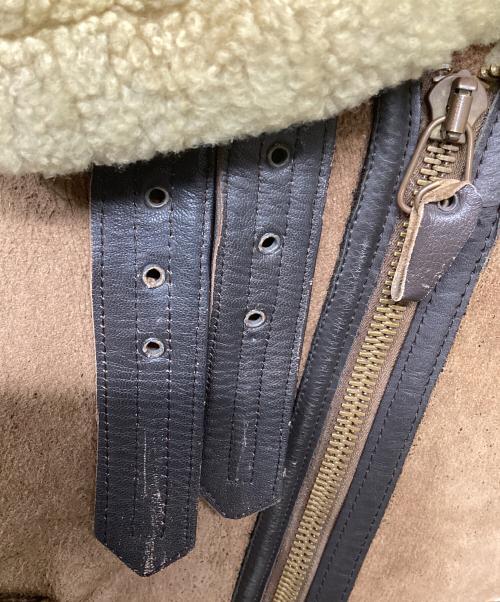 AVIREX（アヴィレックス）AVIREX (アヴィレックス) B-3 ムートンフライトジャケット ブラウン サイズ:36の古着・服飾アイテム