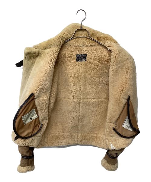 AVIREX（アヴィレックス）AVIREX (アヴィレックス) B-3 ムートンフライトジャケット ブラウン サイズ:36の古着・服飾アイテム
