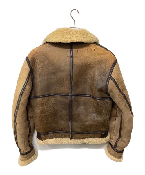 AVIREX（アヴィレックス）AVIREX (アヴィレックス) B-3 ムートンフライトジャケット ブラウン サイズ:36の古着・服飾アイテム