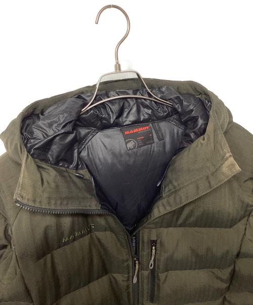 MAMMUT（マムート）MAMMUT (マムート) SERAC IN Hooded Jacket（トレッキングウェア) オリーブ サイズ:Lの古着・服飾アイテム
