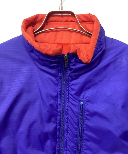 Patagonia（パタゴニア）Patagonia (パタゴニア) パフボール・プルオーバー・ベスト ネイビー×オレンジ サイズ:Mの古着・服飾アイテム