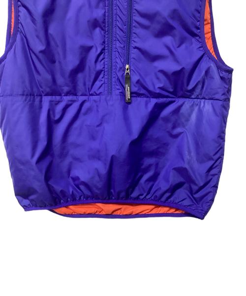 Patagonia（パタゴニア）Patagonia (パタゴニア) パフボール・プルオーバー・ベスト ネイビー×オレンジ サイズ:Mの古着・服飾アイテム