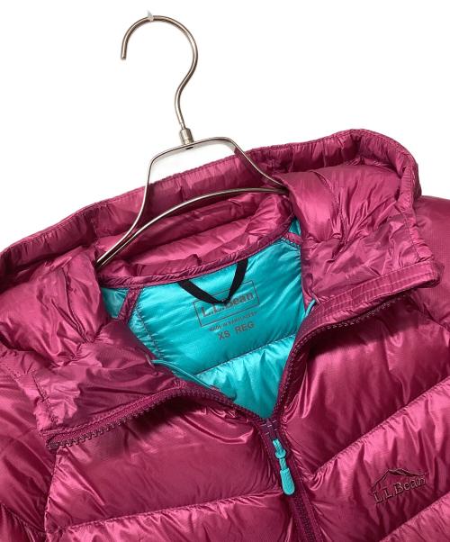L.L.Bean（エルエルビーン）L.L.Bean (エルエルビーン) ウルトラライト 850 ダウン・ジャケット フード（トレッキングウェア) ショッキングピンク サイズ:XSの古着・服飾アイテム
