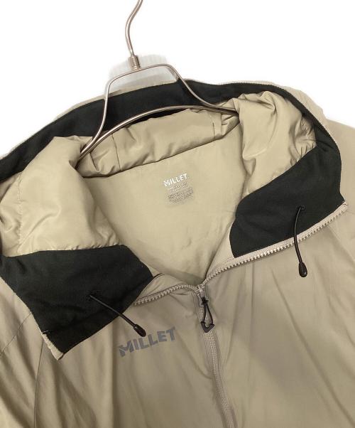 MILLET（ミレー）MILLET (ミレー) ブリーズバリヤー パフ ジャケット（トレッキングウェア) カーキ サイズ:Lの古着・服飾アイテム