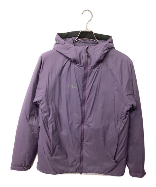 MILLET（ミレー）MILLET (ミレー) ブリーズバリヤー パフ ジャケット(トレッキングウェア) パープル サイズ:Lの古着・服飾アイテム