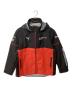 PUMA（プーマ）の古着「Team Rain Jacket（トレッキングウェア/レインウェア)」｜レッド×ブラック