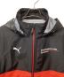 PUMA (プーマ) ポルシェモータースポーツ Team Rain Jacket（トレッキングウェア/レインウェア) レッド×ブラック サイズ:M：20000円