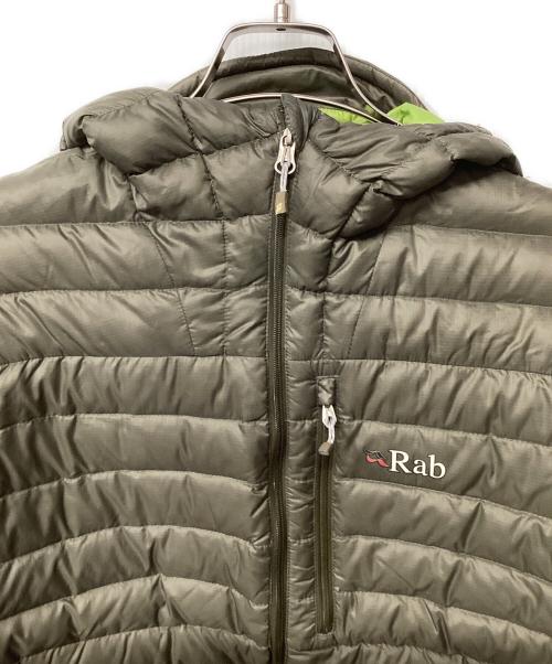 Rab（ラブ）Rab (ラブ) マイクロライトアルパインジャケット（トレッキングウェア) オリーブ サイズ:Mの古着・服飾アイテム