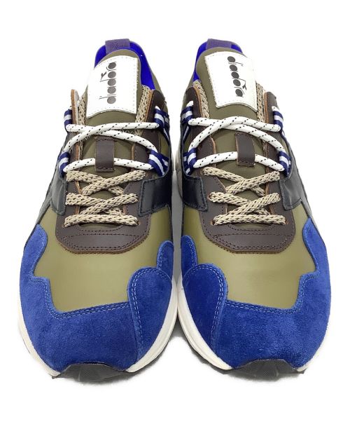 DIADORA（ディアドラ）DIADORA (ディアドラ) レザーポップ ローカットスニーカー オリーブ サイズ:28cmの古着・服飾アイテム