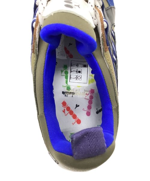 DIADORA（ディアドラ）DIADORA (ディアドラ) レザーポップ ローカットスニーカー オリーブ サイズ:28cmの古着・服飾アイテム