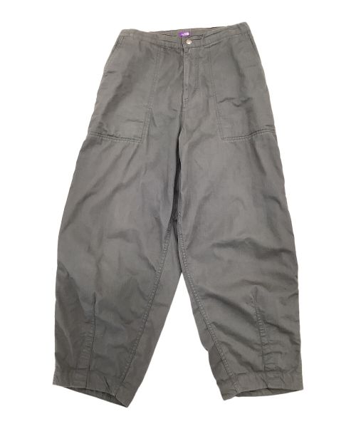 THE NORTHFACE PURPLELABEL（ザ・ノースフェイス パープルレーベル）THE NORTHFACE PURPLELABEL (ザ・ノースフェイス パープルレーベル) リップストップワイドクロップドフィールドパンツ グレー サイズ:WMの古着・服飾アイテム