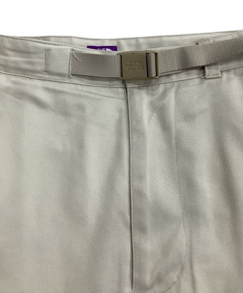 THE NORTHFACE PURPLELABEL（ザ・ノースフェイス パープルレーベル）THE NORTHFACE PURPLELABEL (ザ・ノースフェイス パープルレーベル) チノワイドテーパードフィールドパンツ ホワイト サイズ:Mの古着・服飾アイテム