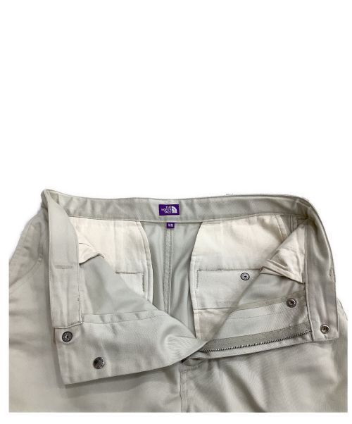 THE NORTHFACE PURPLELABEL（ザ・ノースフェイス パープルレーベル）THE NORTHFACE PURPLELABEL (ザ・ノースフェイス パープルレーベル) チノワイドテーパードフィールドパンツ ホワイト サイズ:Mの古着・服飾アイテム