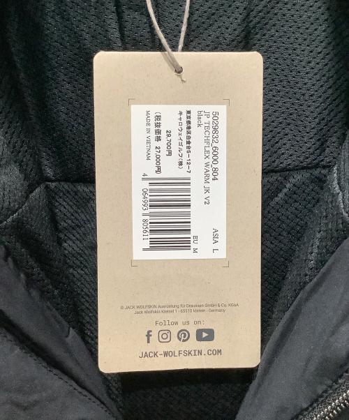 Jack Wolfskin（ジャック ウルフスキン）Jack Wolfskin (ジャック ウルフスキン) JP TECHFLEX WARM JK V2 ブラック サイズ:SIZE L 未使用品の古着・服飾アイテム
