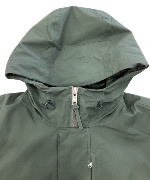 AIGLE（エーグル）AIGLE (エーグル) インサレーションフーデッドロングジャケット グレー サイズ:XL 未使用品の古着・服飾アイテム