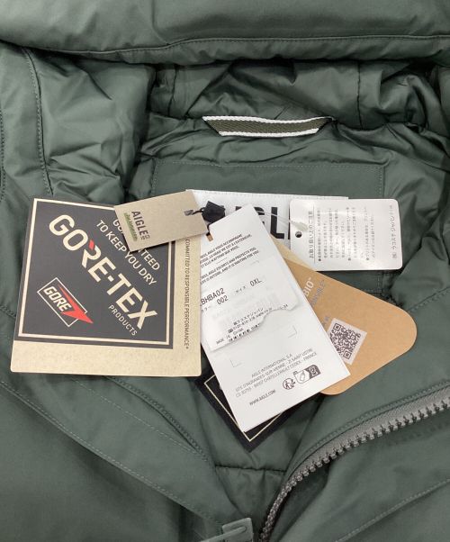 AIGLE（エーグル）AIGLE (エーグル) インサレーションフーデッドロングジャケット グレー サイズ:XL 未使用品の古着・服飾アイテム