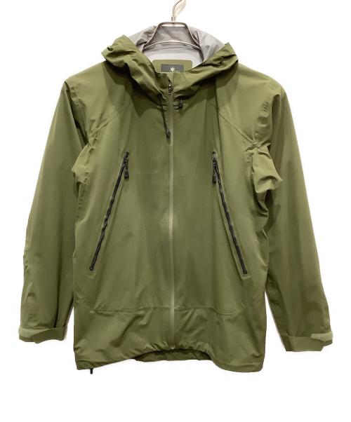 Snow peak（スノーピーク）Snow peak (スノーピーク) 3レイヤーライトシェルジャケット オリーブ サイズ:Mの古着・服飾アイテム