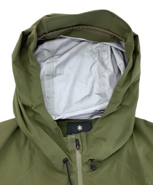 Snow peak（スノーピーク）Snow peak (スノーピーク) 3レイヤーライトシェルジャケット オリーブ サイズ:Mの古着・服飾アイテム