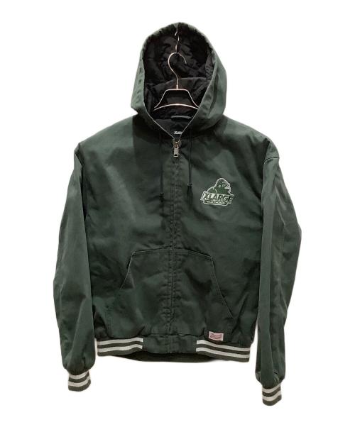 X-LARGE（エクストララージ）X-LARGE (エクストララージ) OLD OG HOODED WORK JACKET グリーン サイズ:SIZE Lの古着・服飾アイテム