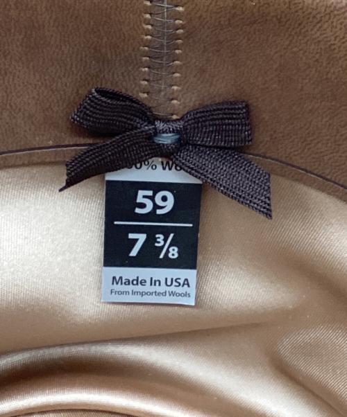 STETSON（ステットソン）STETSON (ステットソン) 4X ブラウン サイズ:7-3/8の古着・服飾アイテム