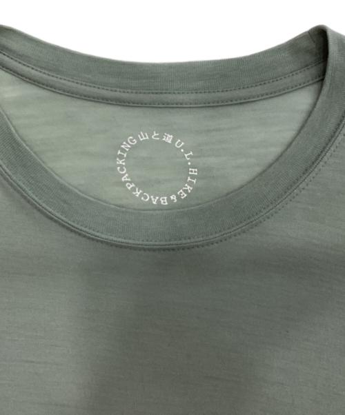 山と道（ヤマトミチ）山と道 (ヤマトミチ) トレッキングウェア(シャツ) グリーン サイズ:Mの古着・服飾アイテム