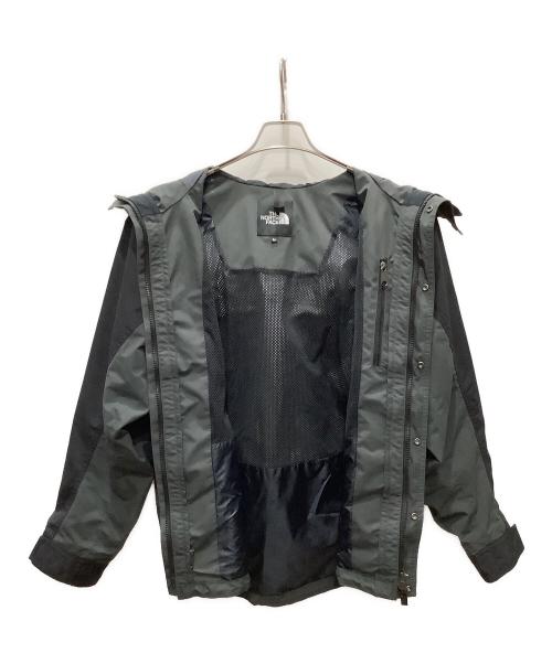 THE NORTH FACE（ザ ノース フェイス）THE NORTH FACE (ザ ノース フェイス) マウンテンライトジャケット ブラック×アスファルトグレー サイズ:SIZE Mの古着・服飾アイテム