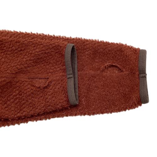 senchi designs（センチデザイン）senchi designs (センチデザイン) A90 ハーフジップ クルーネック ブラウン/Sienna サイズ:SIZE Mの古着・服飾アイテム