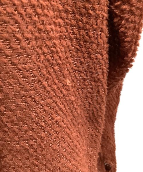 senchi designs（センチデザイン）senchi designs (センチデザイン) A90 ハーフジップ クルーネック ブラウン/Sienna サイズ:SIZE Mの古着・服飾アイテム