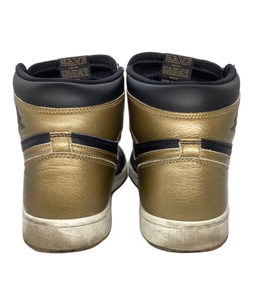 NIKE（ナイキ）NIKE (ナイキ) エア ジョーダン 1 ハイ OG ブラック×ゴールド サイズ:SIZE 29cmの古着・服飾アイテム