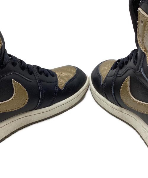 NIKE（ナイキ）NIKE (ナイキ) エア ジョーダン 1 ハイ OG ブラック×ゴールド サイズ:SIZE 29cmの古着・服飾アイテム