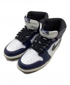 NIKEナイキ）の古着「AIR JORDAN 1 RETRO HIGH OG」｜ホワイト×ネイビー