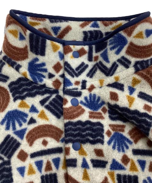 Patagonia（パタゴニア）Patagonia (パタゴニア) ライトウェイト・シンチラ・スナップT・プルオーバー オフホワイト×ネイビー サイズ:Lの古着・服飾アイテム