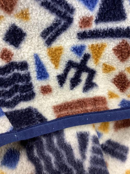 Patagonia（パタゴニア）Patagonia (パタゴニア) ライトウェイト・シンチラ・スナップT・プルオーバー オフホワイト×ネイビー サイズ:Lの古着・服飾アイテム