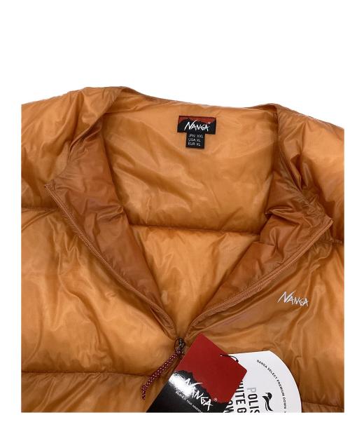NANGA（ナンガ）NANGA (ナンガ) マウンテンロッジ ダウンクルーネックトップ オレンジ サイズ:XXL 未使用品の古着・服飾アイテム