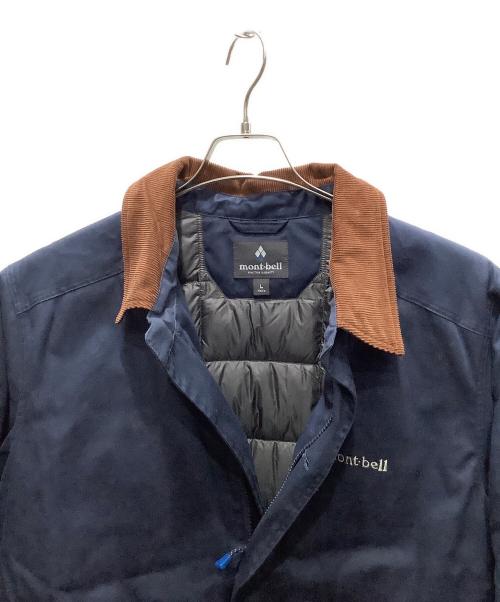 mont-bell（モンベル）mont-bell (モンベル) キャンバスカントリー ダウンジャケット ネイビー サイズ:SIZE Lの古着・服飾アイテム