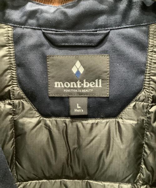 mont-bell（モンベル）mont-bell (モンベル) キャンバスカントリー ダウンジャケット ネイビー サイズ:SIZE Lの古着・服飾アイテム