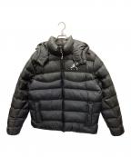 NIKEナイキ）の古着「ジョーダン ジャンプマン エア パファー ジャケット」｜ブラック