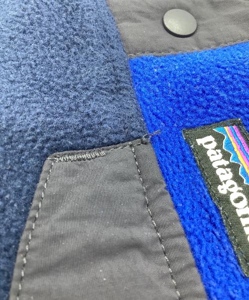 Patagonia（パタゴニア）Patagonia (パタゴニア) シンチラスナップティーフーディー ブルー×ネイビー サイズ:SIZE XSの古着・服飾アイテム