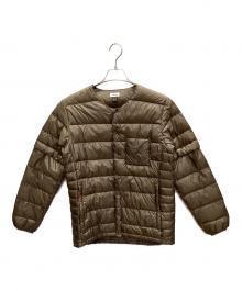 NANGA×BLUESTORM（ナンガ×ブルーストーム）の古着「NNER DOWN CARDIGAN DETACHABLE SLEEVE」｜ブラウン