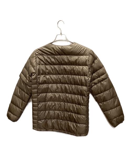 NANGA（ナンガ）NANGA (ナンガ) BLUESTORM (ブルーストーム) NNER DOWN CARDIGAN DETACHABLE SLEEVE ブラウン サイズ:Mの古着・服飾アイテム
