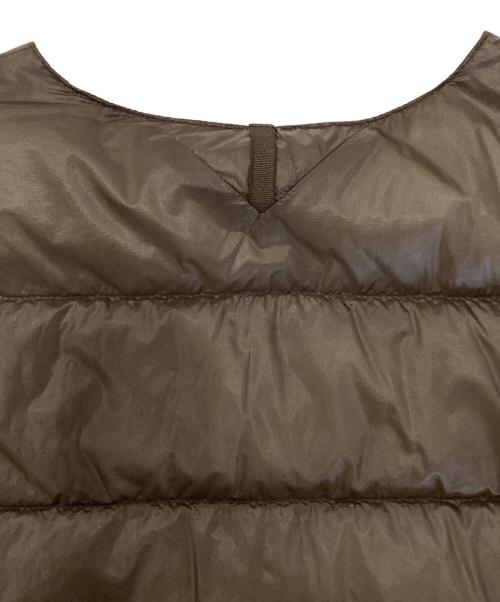 NANGA（ナンガ）NANGA (ナンガ) BLUESTORM (ブルーストーム) NNER DOWN CARDIGAN DETACHABLE SLEEVE ブラウン サイズ:Mの古着・服飾アイテム