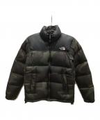 THE NORTH FACEザ ノース フェイス）の古着「ヌプシジャケット」｜オリーブ×ブラック