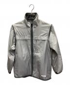 Whole Earthホールアース）の古着「リバーシブル切り替えフリースジャケット」｜グレー