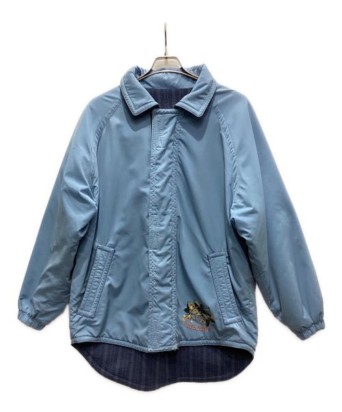 DESCENTE（デサント）DESCENTE (デサント) 刺繍ジャケット スカイブルー サイズ:SIZE Mの古着・服飾アイテム