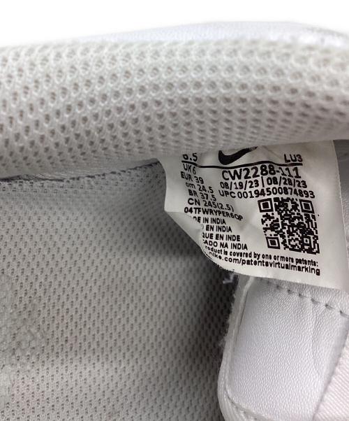 NIKE（ナイキ）NIKE (ナイキ) エアフォース1'07 ホワイト サイズ:SIZE 24.5cmの古着・服飾アイテム